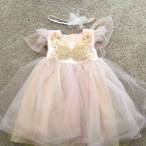 Pottery Barn kids butterfly fairy costume 12-24 months